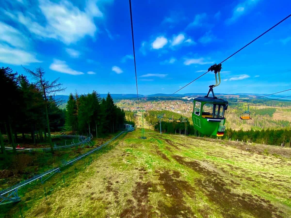 Relaxapartments Abendsonne Im Herzen Des Harzes - Ein El Dorado Fuer Wanderer, Biker Und Ruhesuchende - Mit Sonnigem Balkon Und Platz Fuer Bis Zu 3 Personen جوسلار المظهر الخارجي الصورة